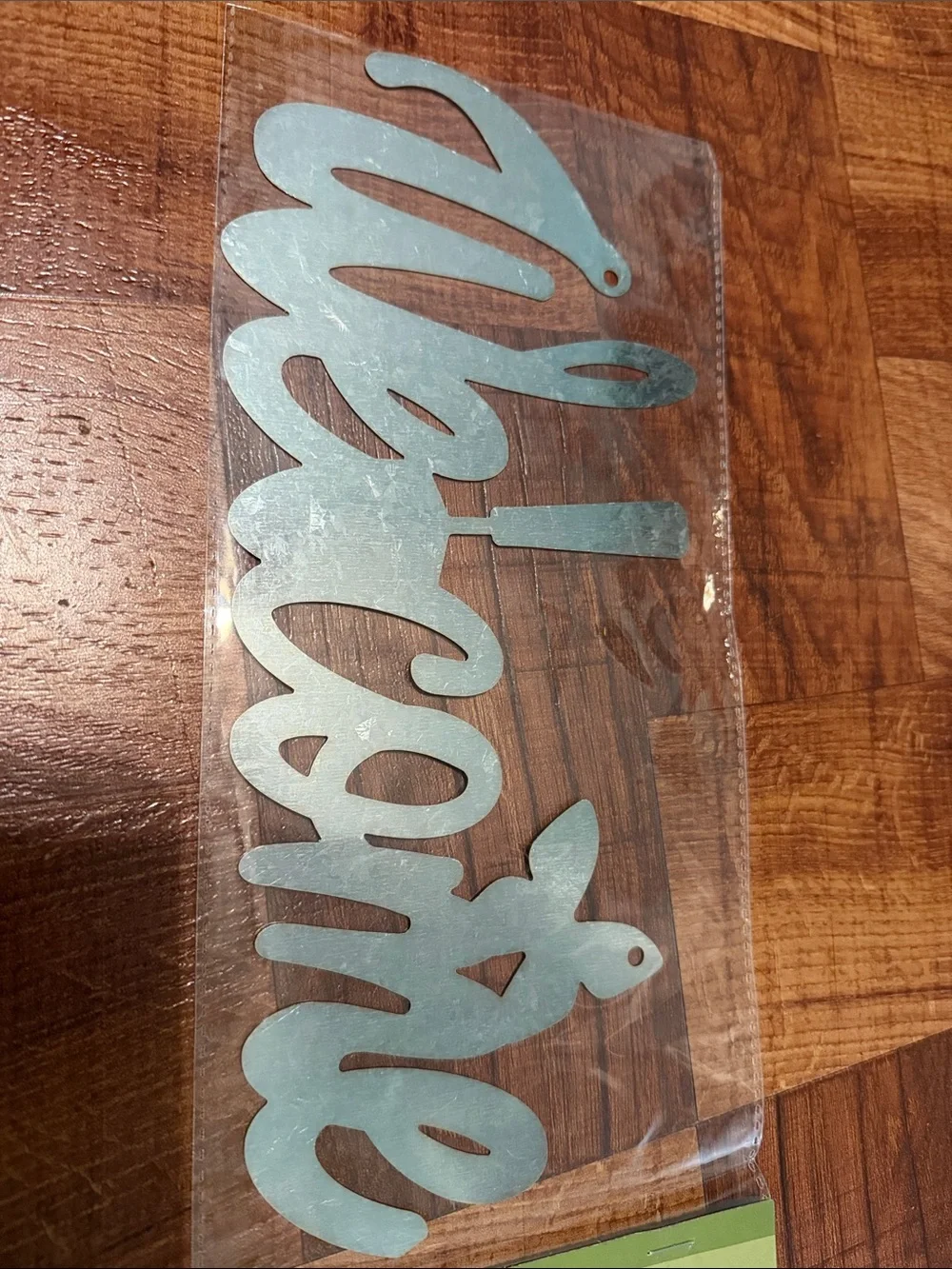 Set of 3- Galvanized Garden Signs